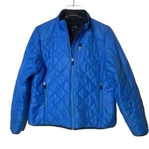 Lands End blue lightweight puffer jacket size MP 10/12